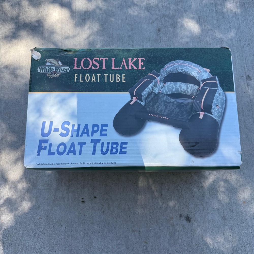 White River Fly Shop Lost Lake U-Shape Float Tube Digital Camo U/FT-LL-CM
